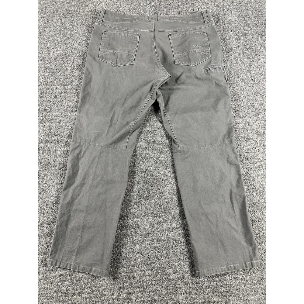 Kuhl Kanvus Jeans Mens 38x30 Straight Fit Stretch Canvas Articulated Knees Pants - Picture 11 of 13